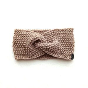 fita de cabelo inverno tricot bege sand dune coastland streetwear