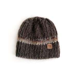 gorro inverno tricot castanho earth brown coastland streetwear
