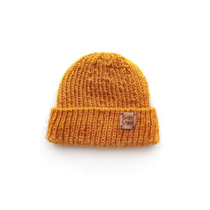 gorro inverno crianca tricot amarelo mostarda pescador mustard dune coastland streetwear