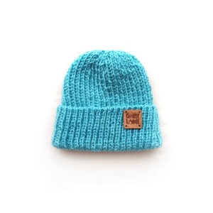 gorro inverno crianca tricot azul turquesa pescador turquoise tide coastland streetwear