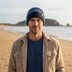 gorro inverno tricot azul ocean blue coastland streetwear
