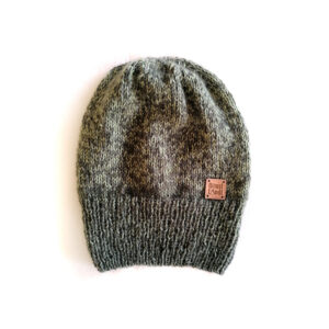 gorro inverno tricot verde azeitona la mohair pine moss coastland streetwear