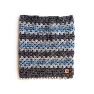 gola inverno crochet forro algodao cinza azul ganga pompons slate mist coastland streetwear