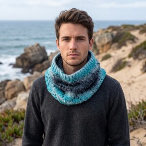 gola inverno tricot homem azul turquesa cinza turquoise horizon coastland streetwear