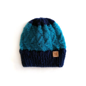 gorro inverno tricot trancas azul marinho turquesa ocean cables coastland streetwear