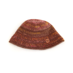 chapeu bucket hat crochet mesclado castanho earthwood coastland streetwear